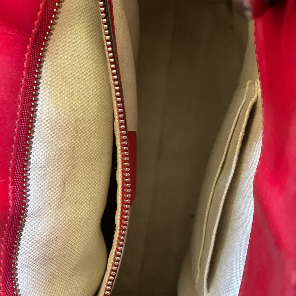 Gucci Red Smooth Calfskin Leather Chinese NY Dionysus medium top handle bag - Picture 6 of 6